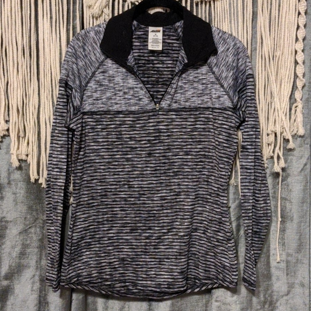 Avia Long Sleeve Fleece w Zippered Neck